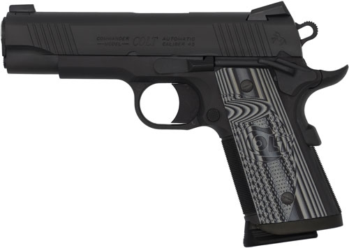 COLT COMBAT UNIT 45ACP 4.25" - 8RD ANODIZE BLACK GRAY GRIPS 2 COLT COMBAT UNIT 45ACP 4.25" - 8RD ANODIZE BLACK GRAY GRIPS - Image 2