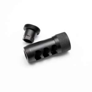Area 419 Hellfire Self-Timing Muzzle Brake 223 Remington 6mm Black Nitride