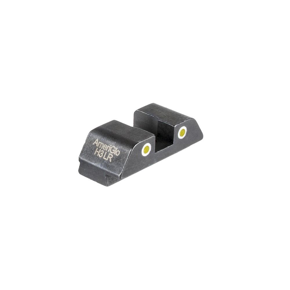 Ameriglo Tritium 2-Dot Rear Yellow White Handgun Sight 1 Ameriglo Tritium 2-Dot Rear Yellow White Handgun Sight