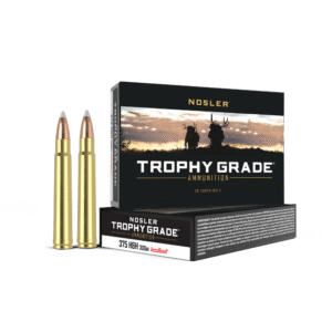 Nosler Accubond Trophy Grade 375 H&H Magnum 300 Grain Rifle Ammunition