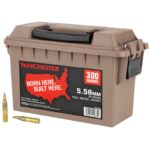 Winchester Lake City M193 Rifle Ammunition 5.56mm 55 gr. FMJ 3270 fps 300/ct (Polymer Ammo Can)