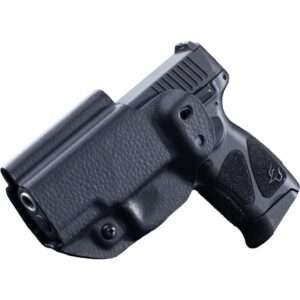 Mission First Tactical Leather Hybrid IWB/OWB Ambidextrous Holster for Taurus PT111 G2 G2C G2S G3C Black