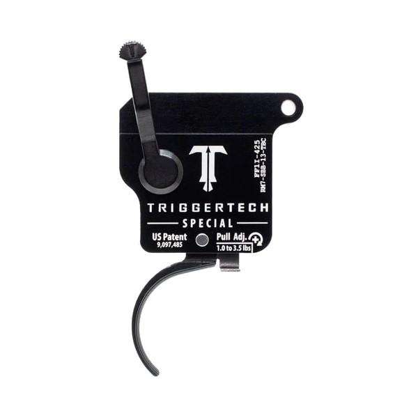 Trigger Tech Remington Model 7 Special Single Stage Curved Black Trigger