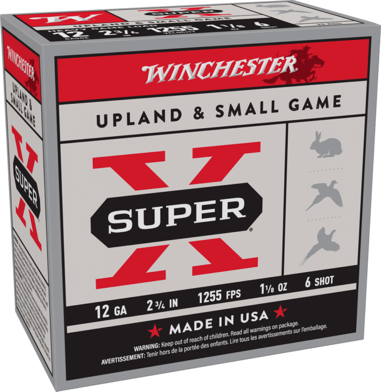 Winchester Super-X 12 Gauge 2-3/4 Inch 1-1/8oz Number 6 Lead Shotgun Ammunition