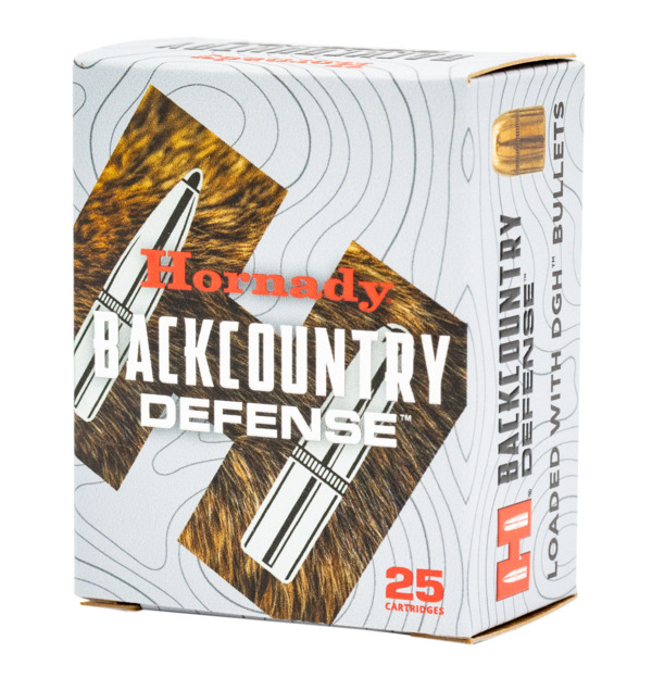 Hornady Backcountry Defense 454 Casull 300 Grain Dangerous Game Handgun Ammunition 20 Round Box
