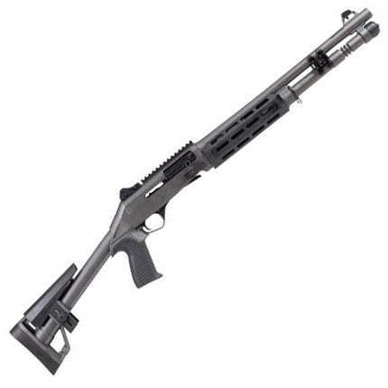 Panzer Arms M4 Speed Pro 12 Gauge 18.5 Inch Ported Barrel Grey M-Lok Handguard 5 Round Shotgun