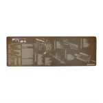 TEKMAT LONG GUN CLEANING MAT FOR AR-15 OD GREEN