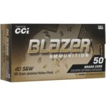 BLAZER BRASS HP 40 S&W 180GR JACKETED HOLLOW POINT 50/BOX