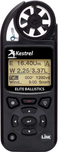 Kestrel 5700 Elite Wind Meter with Applied Ballistics and Link Black