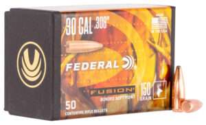 Federal Fusion 308 Winchester 150 Grain Soft Point Rifle Ammunition