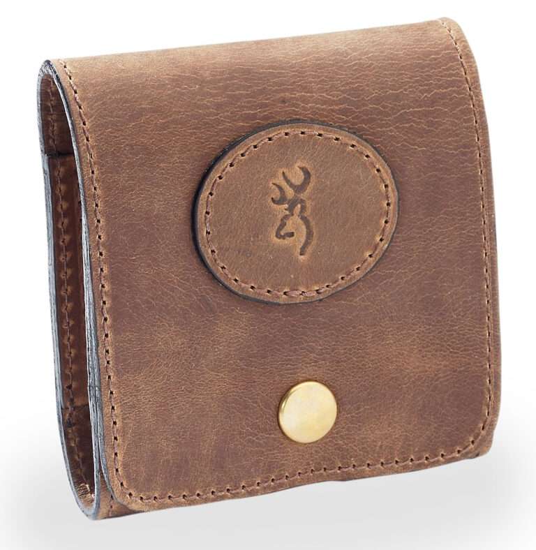 Browning Cartridge Case Crazy Horse Brown Leather 10 Round Rifle Belt Loop Accessory