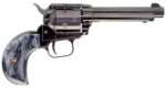 Heritage Mfg RR22MB4BHBPRL Rough Rider 22 LR 22 WMR 6 Shot 4.75" Black Oxide Steel Barrel, Black Oxide Frame Zinc Alloy Frame, Black Oxide Cylinder, Altamont Black Pearl Grip, Exposed Hammer