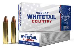 Nosler Whitetail Country 400 Legend 215 Grain Straight Wall Ammunition