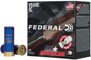 Federal All-American 12 Gauge 2-3/4 Inch 1-1/8oz Number 8 25 Round Shotgun Ammunition