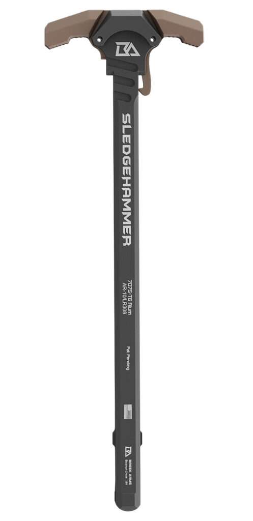 Breek Arms Sledgehammer Flat Dark Earth Aluminum AR-10 Charging Handle
