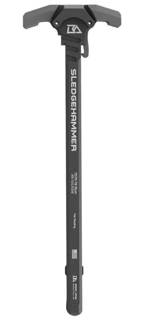 Breek Sledgehammer Gray Aluminum Charging Handle for AR-10/LR-308