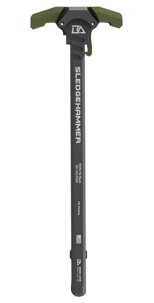 Breek Arms Sledgehammer OD Green Aluminum Charging Handle Accessory