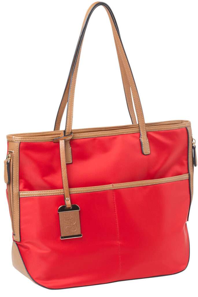 Bulldog BDP056 Shoulder Tote Purse with Holster Red Nylon