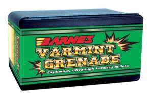 Barnes Varmint Grenade Ultra High Velocity 22 Caliber 36 Grain Hollow Point Ammunition