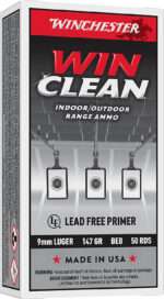 Winchester Ammo WC93 Super X  9mmLuger 147gr Winclean Brass Enclosed Base 50 Per Box/10 Case