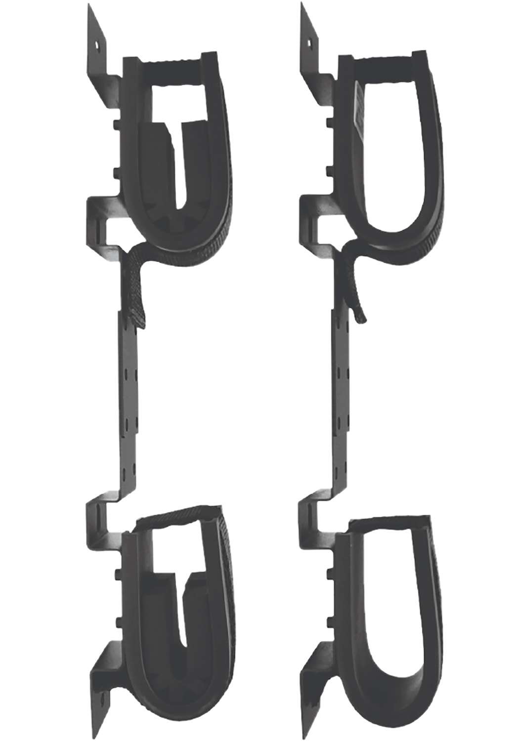 Rugged Gear Screw Mount Double Hook Black Steel Gun Rack 1 Rugged Gear Screw Mount Double Hook Black Steel Gun Rack