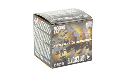 Federal Premium Black Cloud 28 Gauge 3 Inch Number 3 Steel Shot Ammunition 2 Federal Premium Black Cloud 28 Gauge 3 Inch Number 3 Steel Shot Ammunition - Image 2