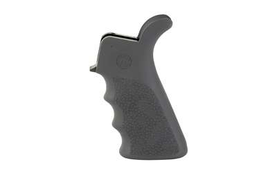 Hogue OverMolded AR-15 Beaver Tail Finger Groove Gray Rifle Grip