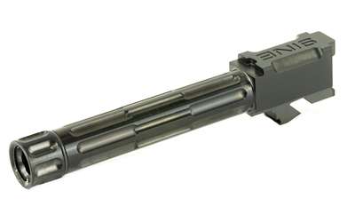 Lantac 9INE Glock 19 9mm Fluted Threaded Black Barrel