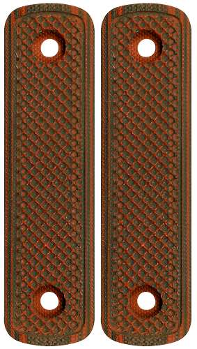Midwest Industries G10 Straight Grip Panel Red Black Accessory