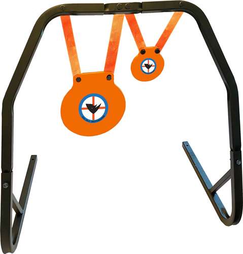 Do All Outdoors High Caliber Gong 0.30 Caliber Dual Target NM500 Steel Shooting Accessory