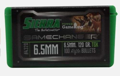 Sierra 6.5mm 120 Grain TGK Reloading Bullet 100 Count