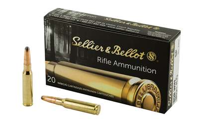 Sellier & Bellot 308 Winchester 180 Grain Soft Point Rifle Ammunition