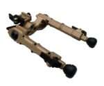 ACCU-TAC BIPOD WIDE BODY RIFLE - 7.5" MAX HEIGHT PICATINNY TAN