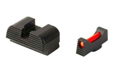 Zaffiri Precision HD Red Fiber Optic Sight Set for Glock