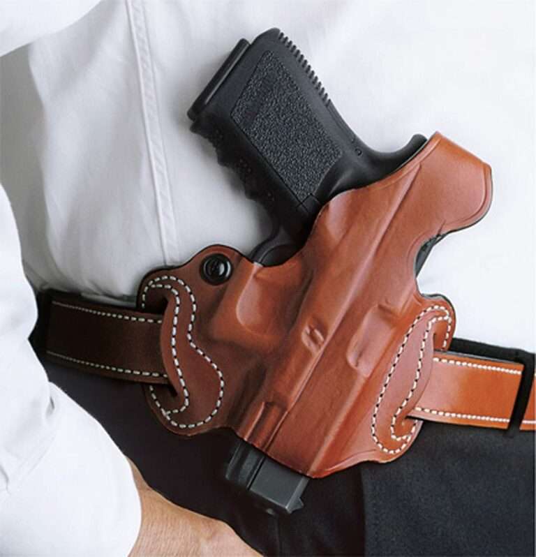 DeSantis 085 Thumb Break Mini Slide Belt Holster for Keltec PMR30 Black Right Hand