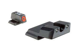 Trijicon HD Orange Front and Black Rear Night Sight Set for Smith and Wesson M&P Shield