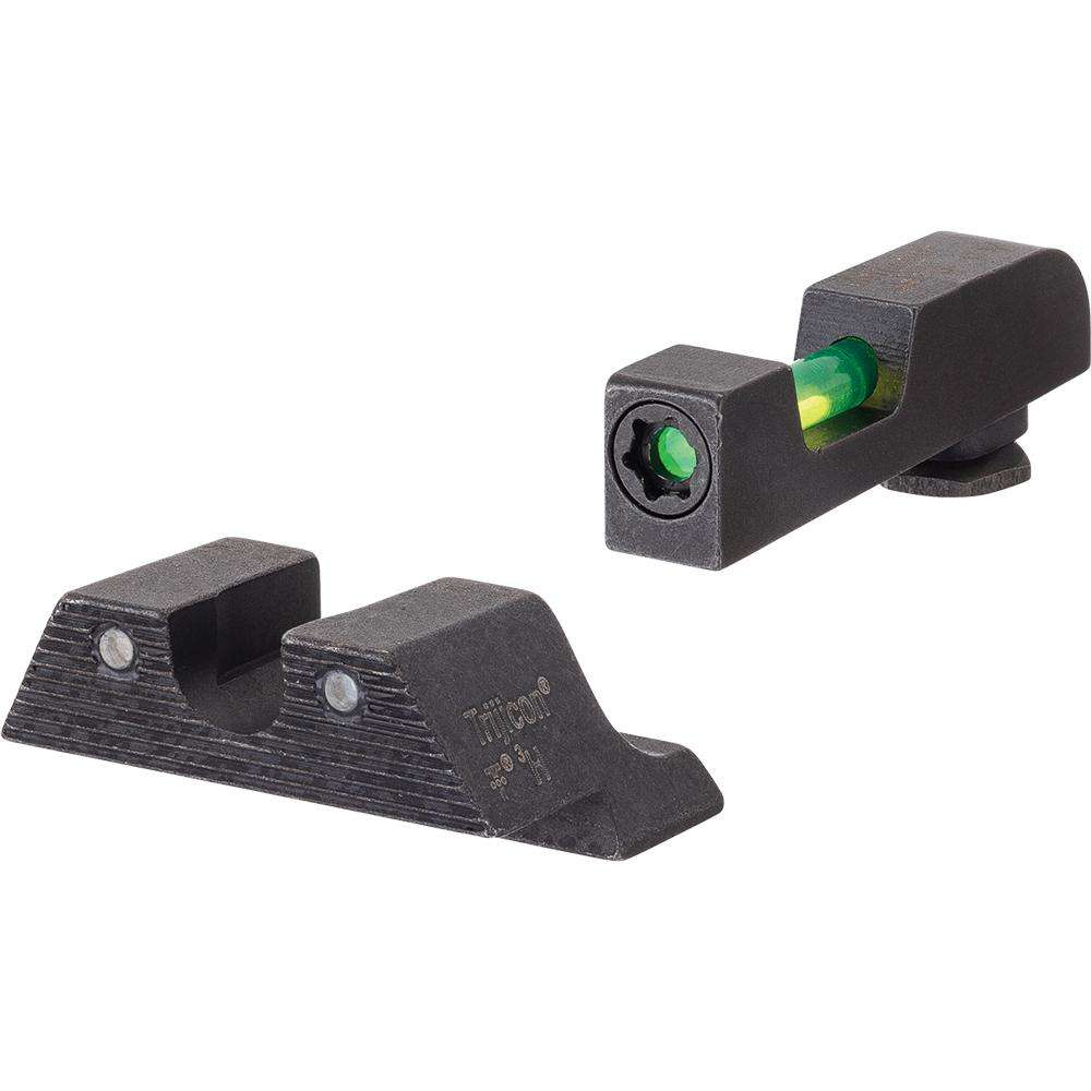 Trijicon DI Night Sight Set Green with Black Outline Front and Rear for Standard Frame Glock Models 1 Trijicon DI Night Sight Set Green with Black Outline Front and Rear for Standard Frame Glock Models