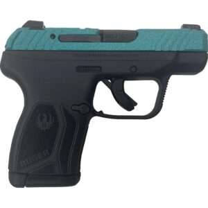 Ruger LCP Max 380 ACP Robin's Egg Blue Glitter Pistol
