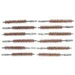 DOUBLE-TUFF BRONZE RIFLE BRUSH 30 CALIBER 12 PACK