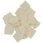 HEAVY DUTY SQUARE COTTON PATCHES, .875''/.17/.20 CAL, 1000 PK