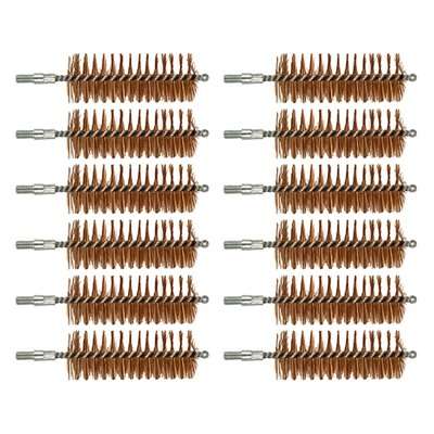 Brownells Bronze 12 Gauge Chamber Brush 8-32 Thread 12 Pack