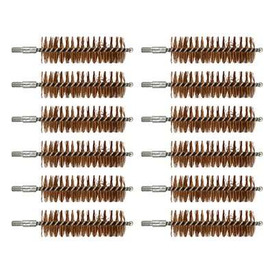 Brownells Chamber Brush Bronze 20 Gauge 8-32 Thread 12 Pack Cleaning Accessory