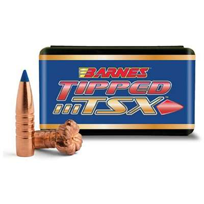Barnes TSX 22 Caliber 62 Grain Tipped Boat Tail Ammunition 50 Round
