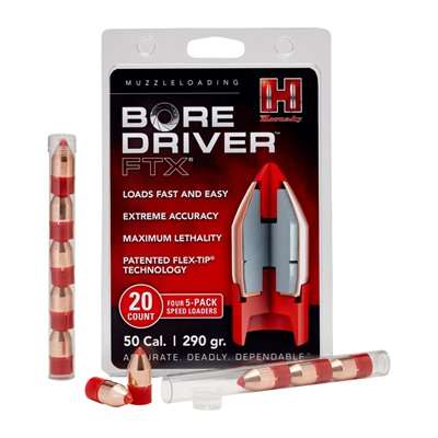 Hornady Bore Driver FTX 50 Caliber 290 Grain Rifle Ammunition