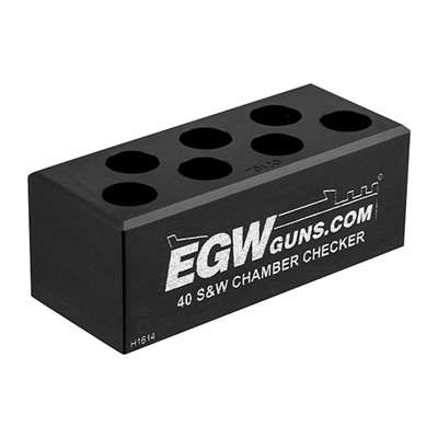 EGW 40 S&W 7-Hole Cartridge Checker Accessory