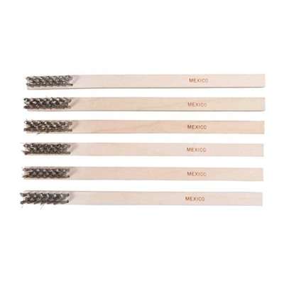 GUNSMITH HEAVY DUTY BRUSH, SS WIRE, STRAIGHT, 6 PACK 1 GUNSMITH HEAVY DUTY BRUSH, SS WIRE, STRAIGHT, 6 PACK
