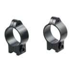 1'' LOW (0.35'') 11MM DOVETAIL RINGS, BLACK
