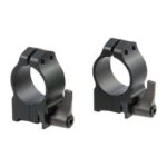 Warne Quick Detach 30mm Medium Matte Rifle Scope Ring Set