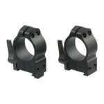 1'' MEDIUM (0.925'') QD 19MM DOVETAIL RINGS, BLACK