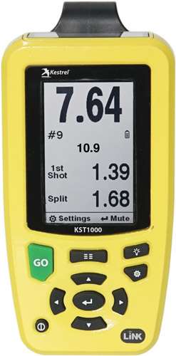 MagnetoSpeed Kestrel KST1000 Yellow Shot Timer